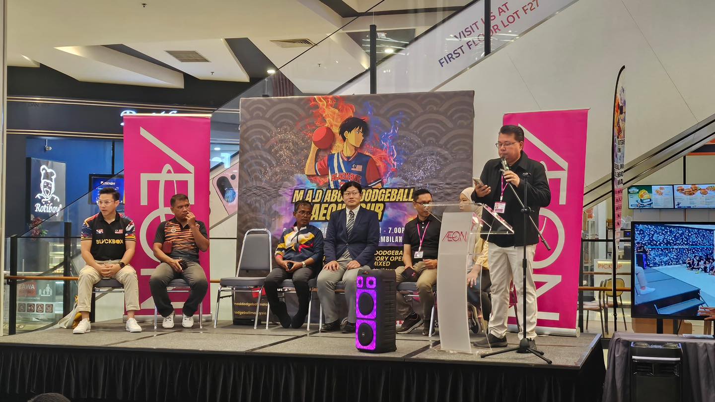 M.A.D About Dodgeball: AEON Tour Opening ceremony successfully officiated at AEON Mall Nilai Shopping Centre!