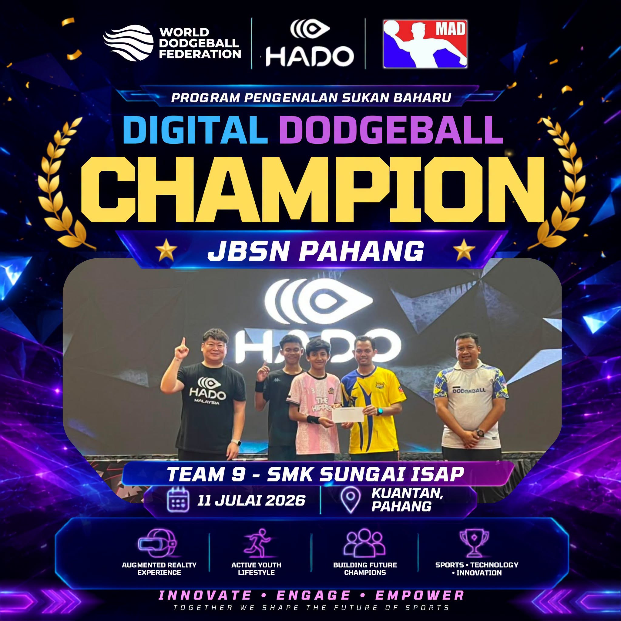 Digital Dodgeball (HADO) tournament, Kuantan 2026 photo 1