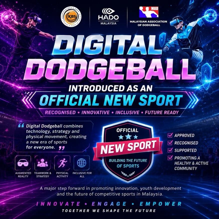 Digital Dodgeball recognised as a new endorsed sport by JBSN