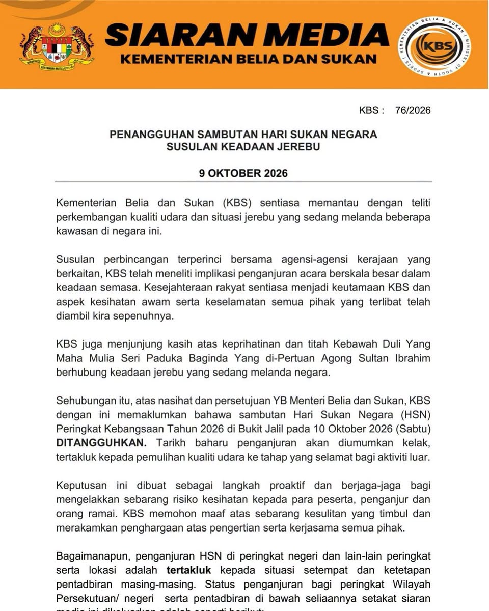 Siaran Media KBS 76/2026 halaman 1