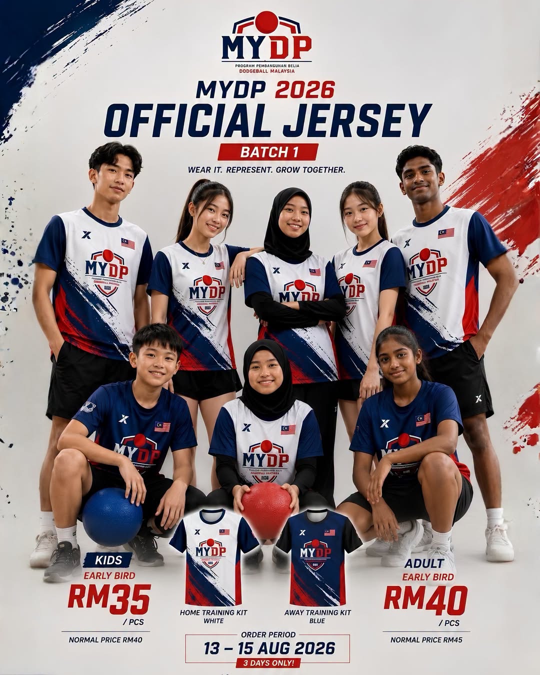 MYDP 2026 Official Jersey: Batch 1 Early Bird Order