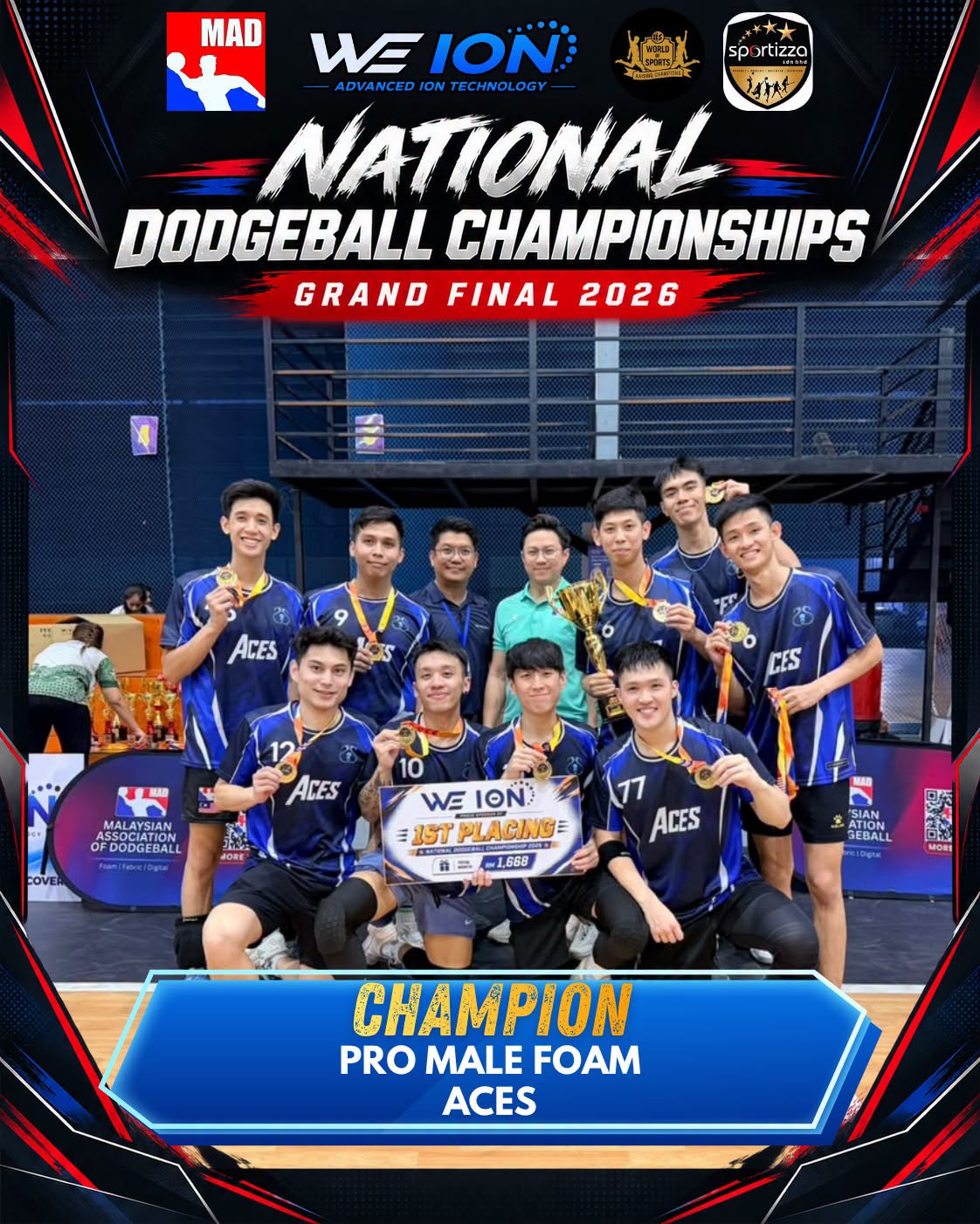 National Dodgeball Championships Grand Final 2026 – winners photo 1
