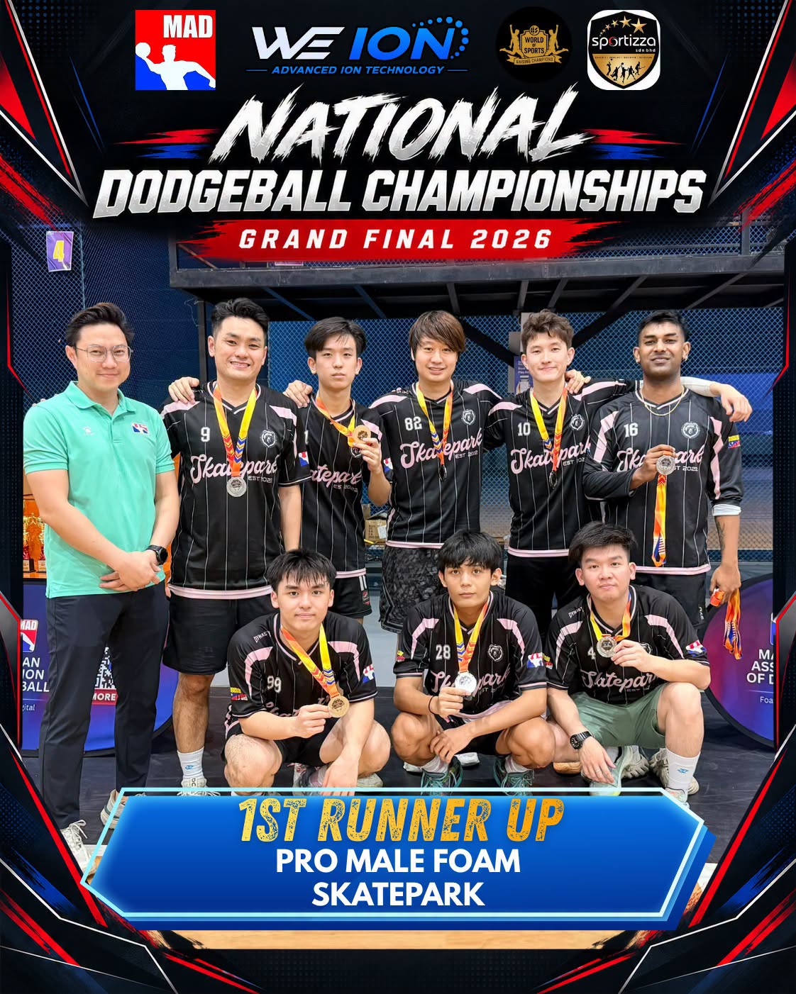 National Dodgeball Championships Grand Final 2026 – winners photo 2