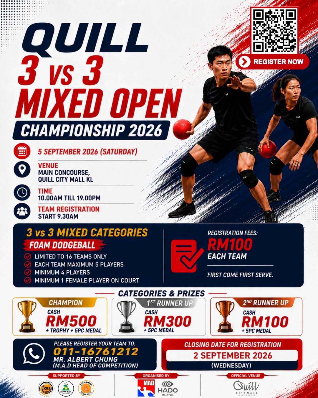 Quill 3 vs 3 Mixed Open Championship 2026