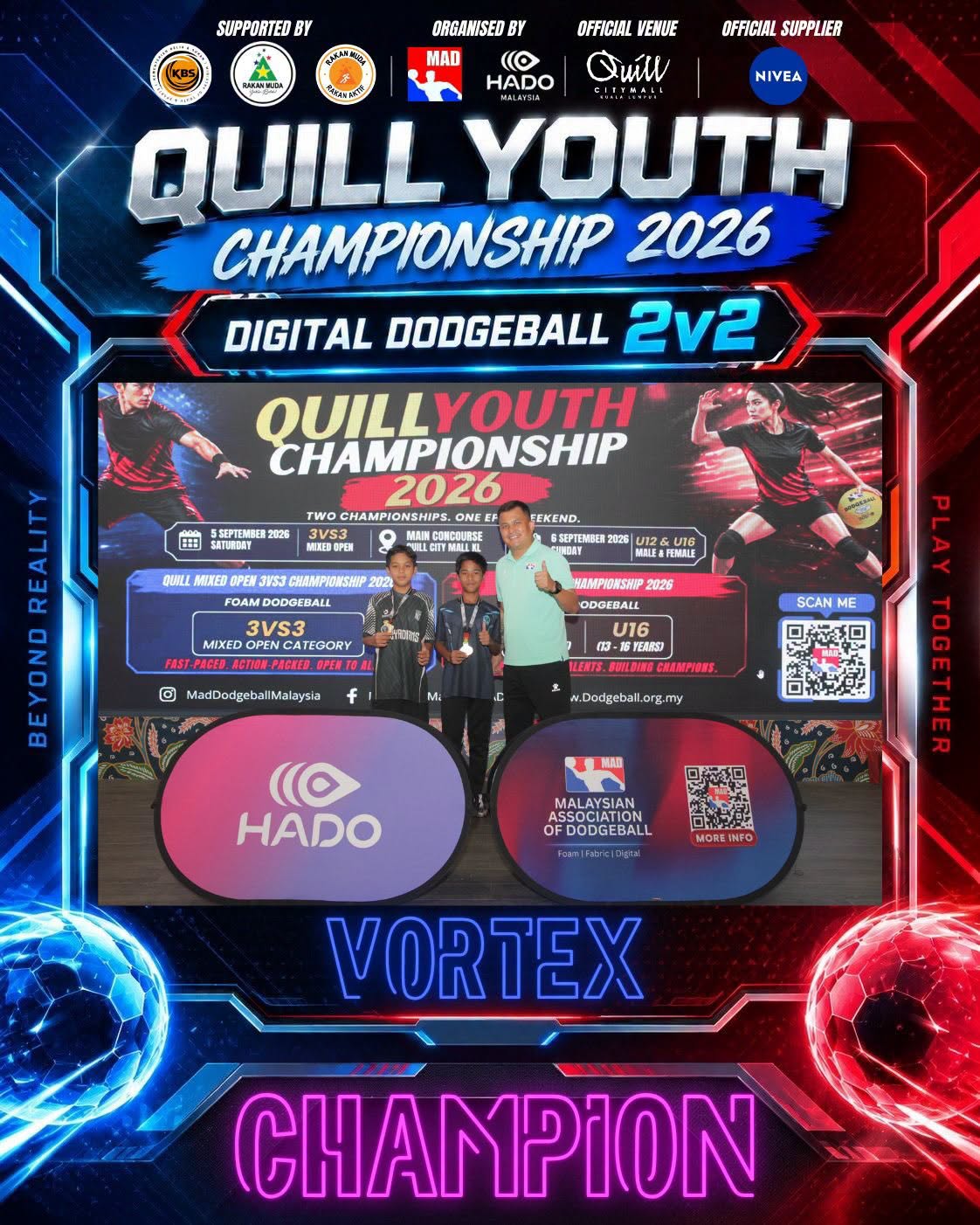 Quill Youth Championship 2026: Digital Dodgeball 2v2 Winners