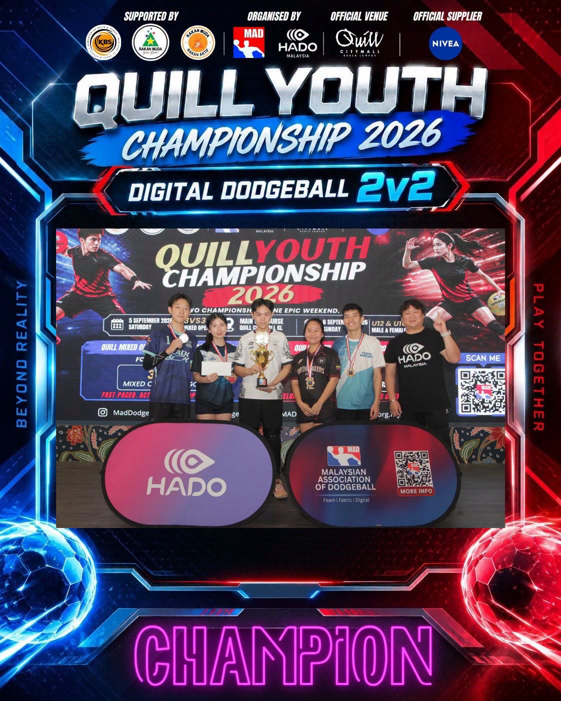 Quill Youth Championship 2026 Digital Dodgeball 2v2 – winners photo 4