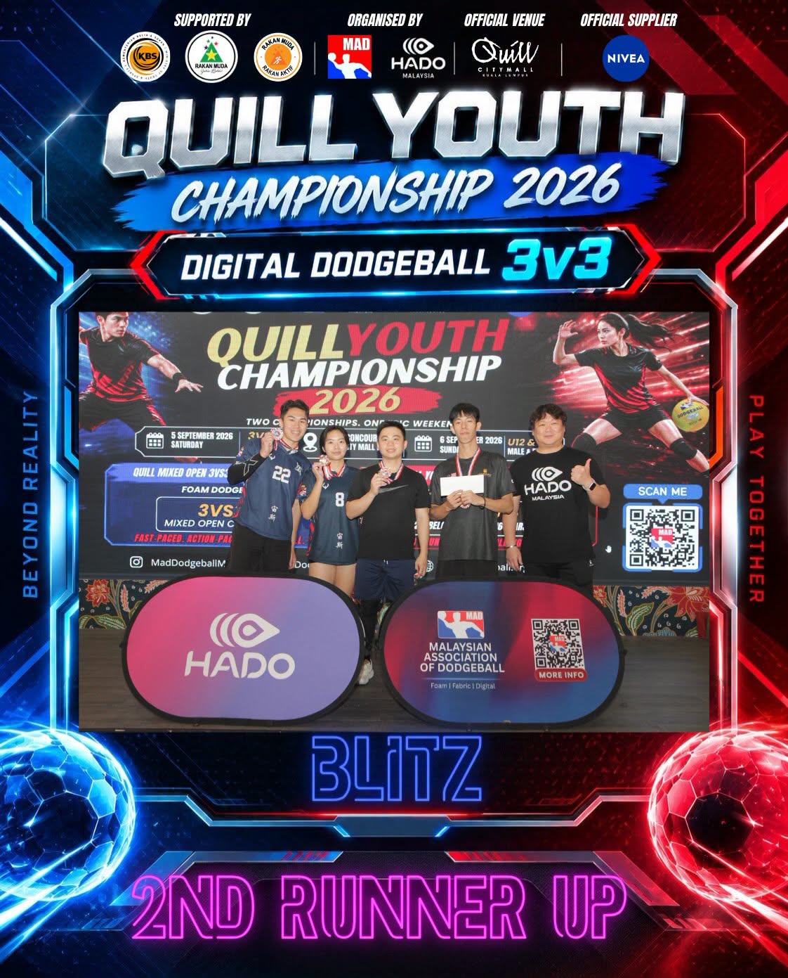 Quill Youth Championship 2026 Digital Dodgeball 3v3 – 2nd Runner Up: Blitz