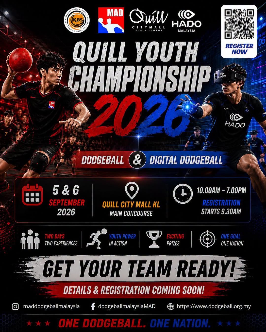 Quill Youth Championship 2026: Foam Dodgeball for Under 15 & Under 12