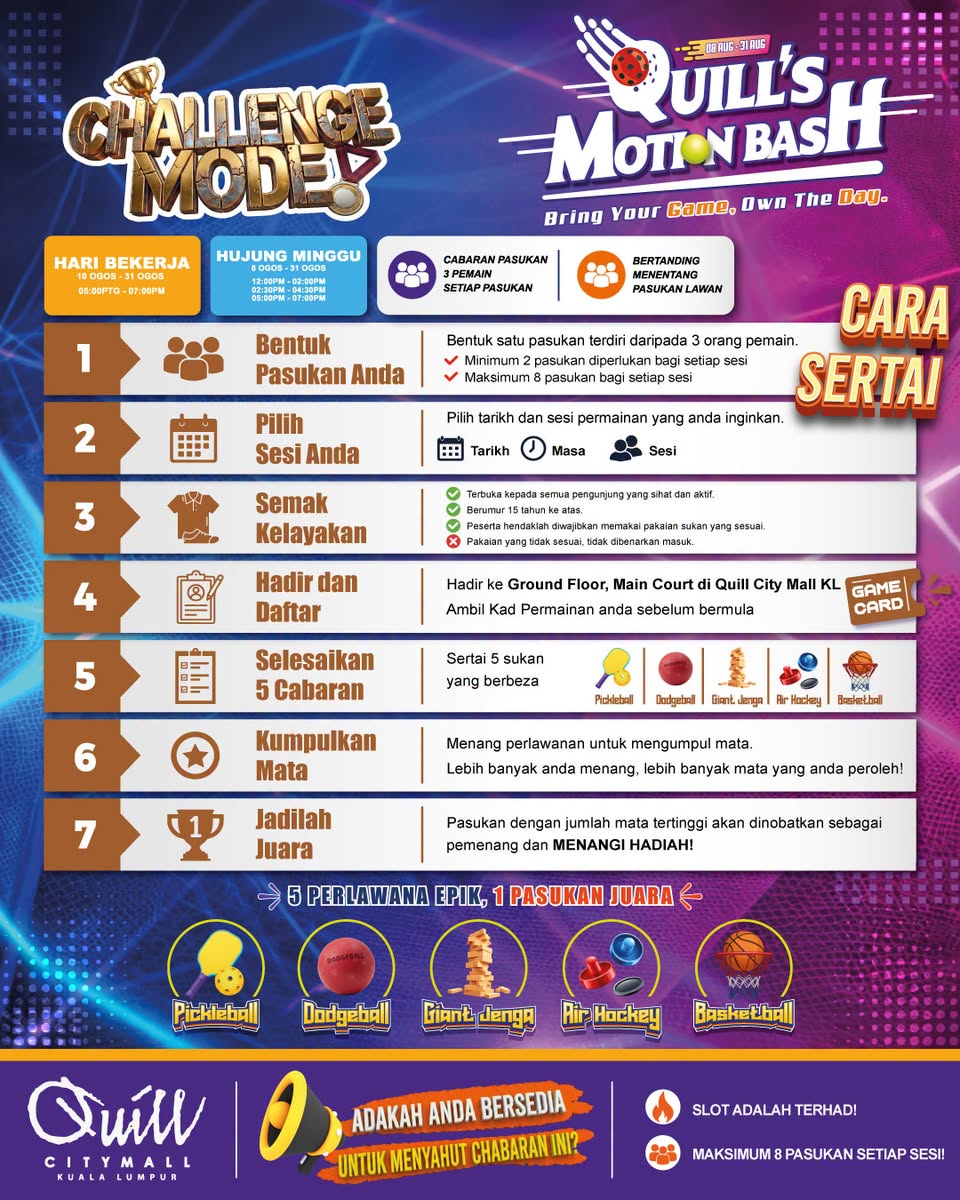 Quill's Motion Bash Challenge Mode poster 2